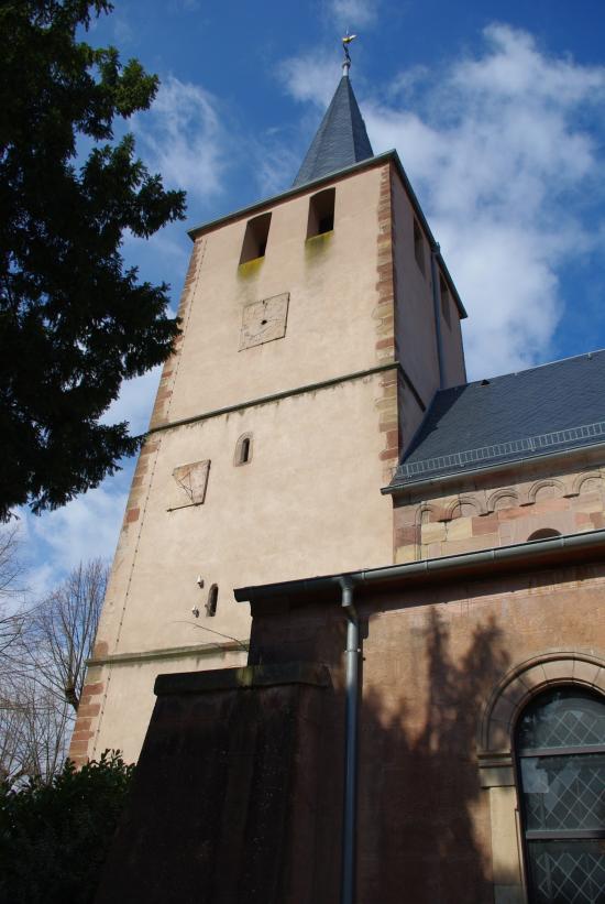 L'église protestante de Dorlisheim...