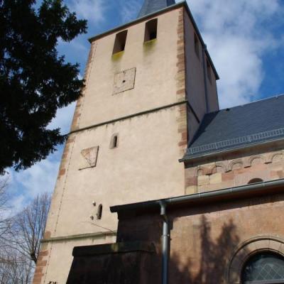 L'église protestante de Dorlisheim...