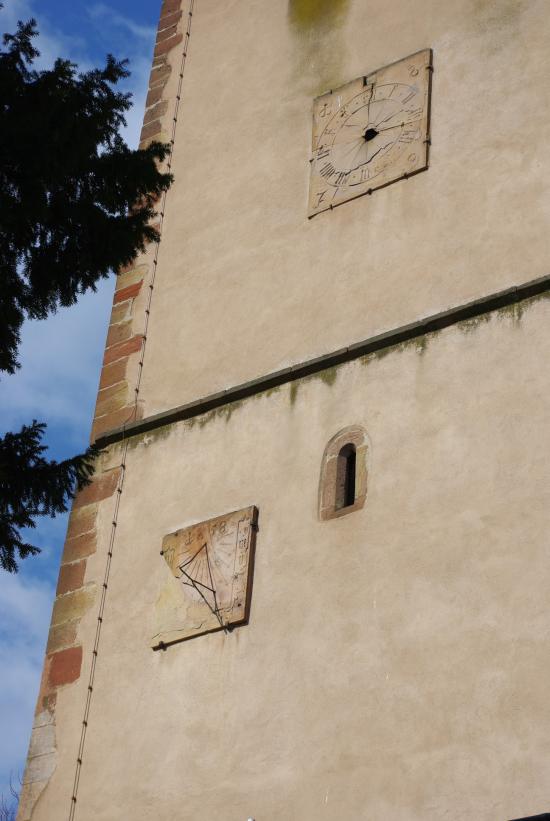 L'église protestante de Dorlisheim...