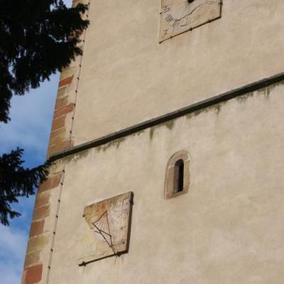 L'église protestante de Dorlisheim...