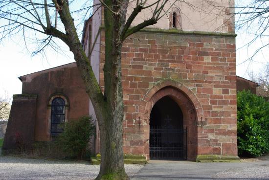 L'église protestante de Dorlisheim...