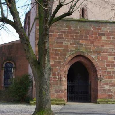 L'église protestante de Dorlisheim...