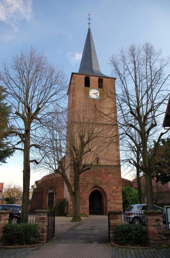 L'église protestante de Dorlisheim...